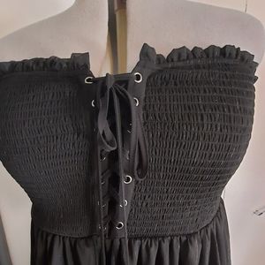 Torrid 2x black with silver dress